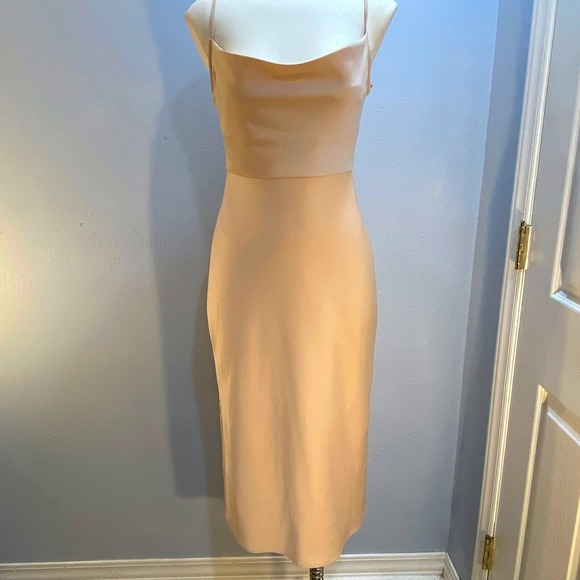 BHLDN Dresses & Skirts - BHLDN Beige Midi Dress